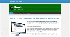 Desktop Screenshot of bowlsclub.net