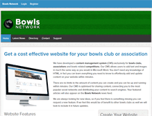 Tablet Screenshot of bowlsclub.net