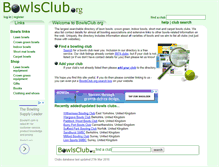 Tablet Screenshot of bowlsclub.org